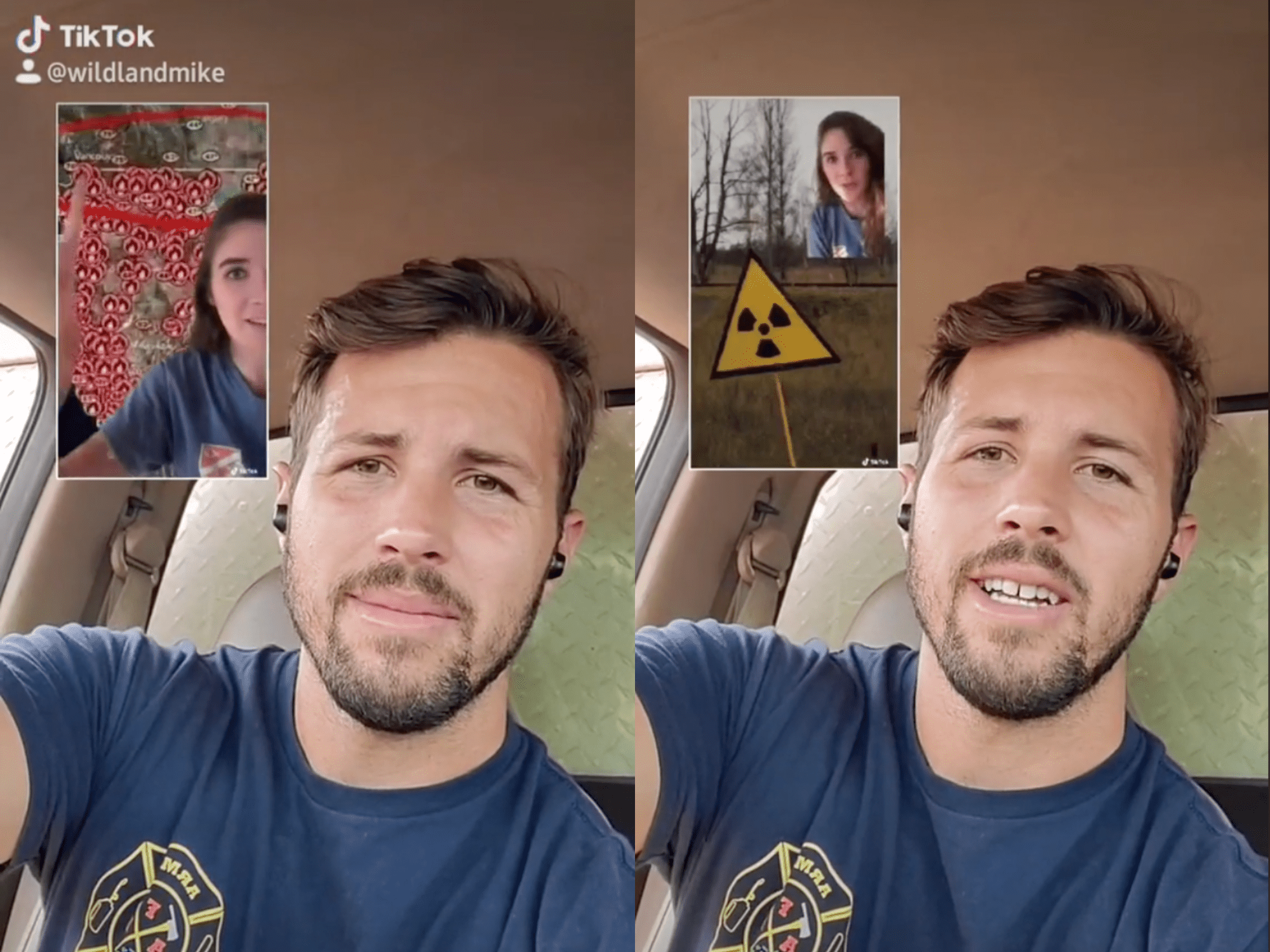 'Hot Firefighter' on TikTok Going Viral for Conspiracy Theories Debunk