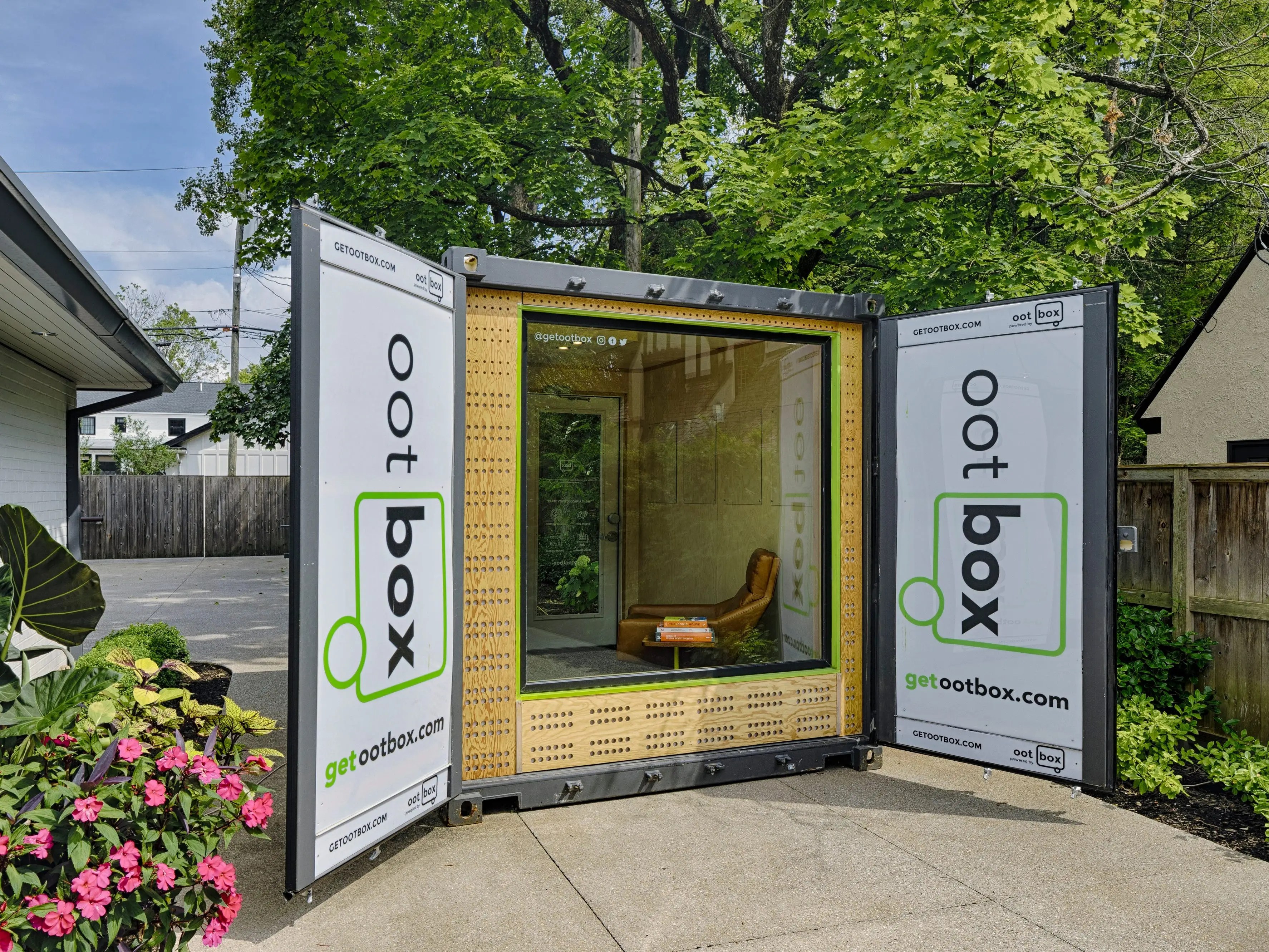 This startup designed rentable backyard offices built out of used shipping containers — see