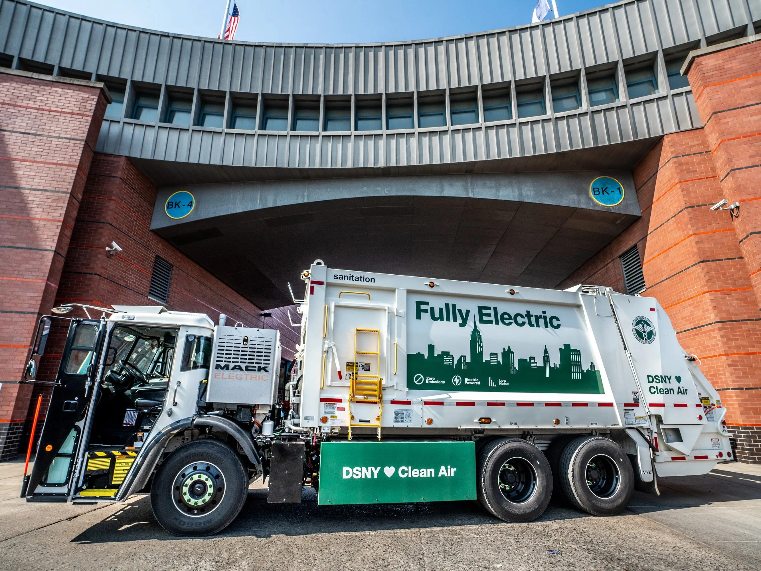 New York City will begin testing a new fully electric garbage truck