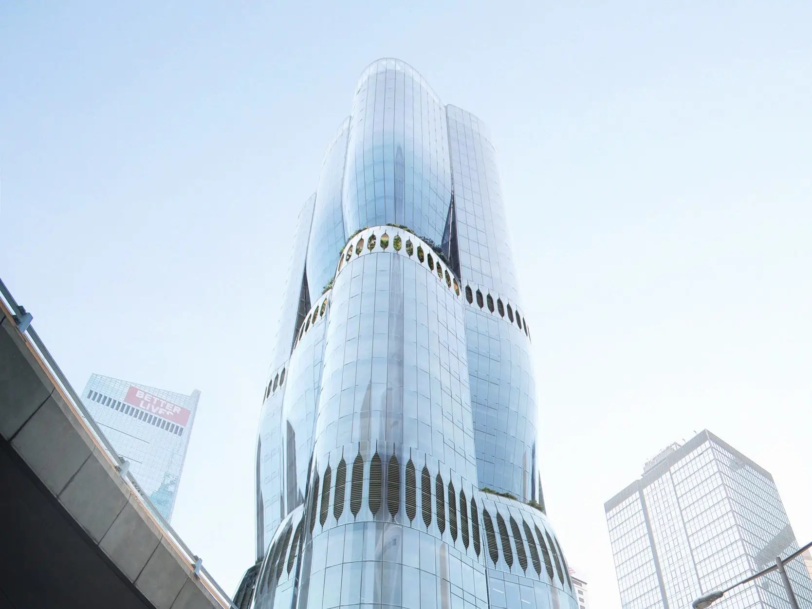 Zaha Hadid skyscraper inspired by Hong Kong flower set to open photos