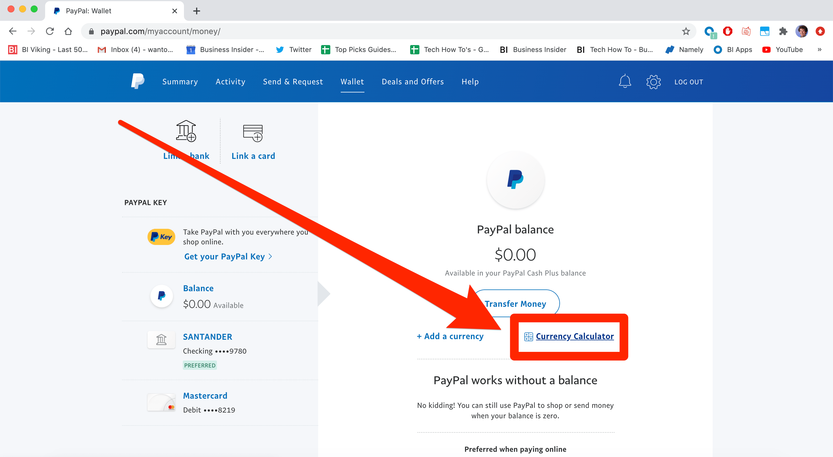 How to use PayPal's official currency calculator