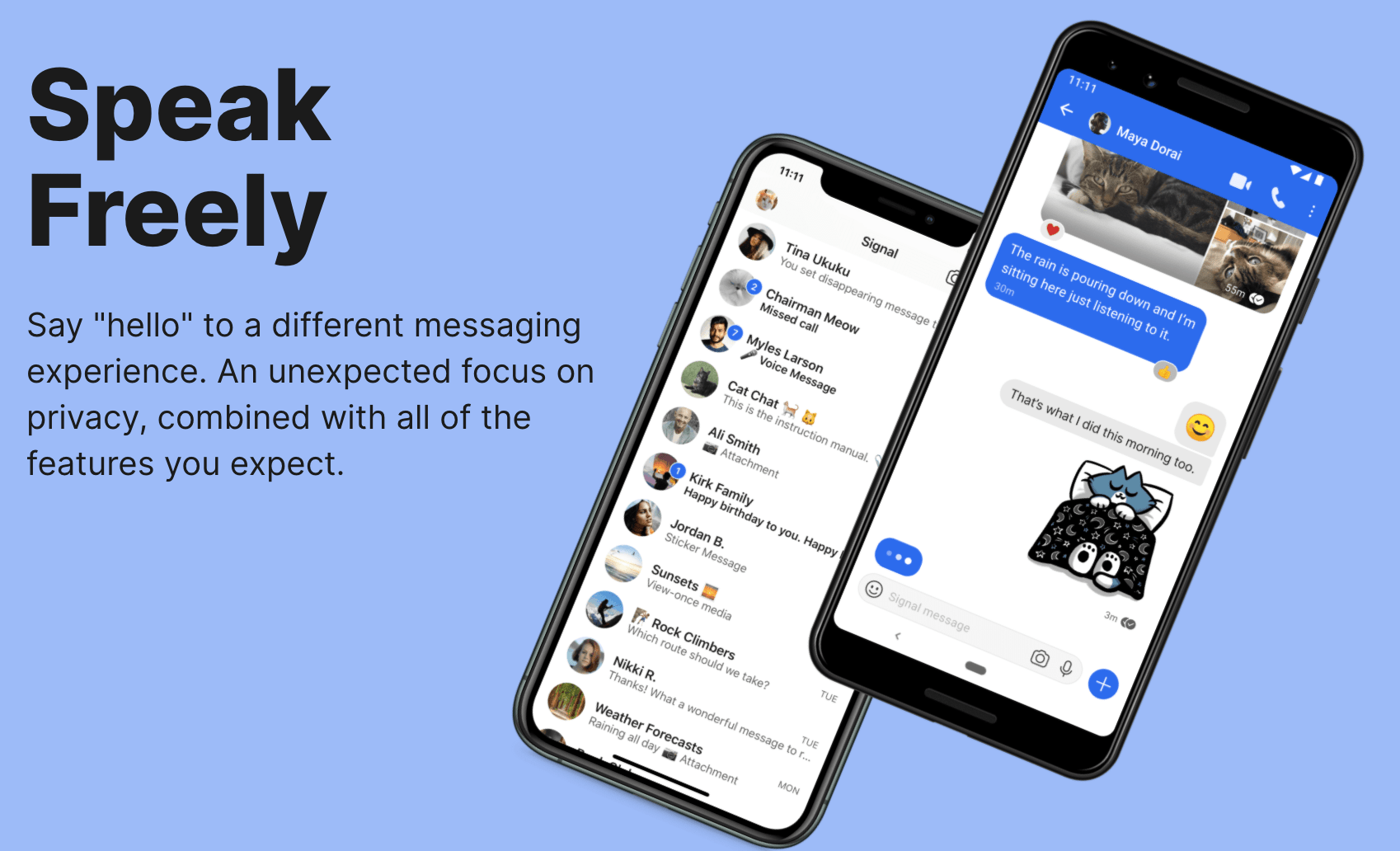 Jack is on signal, cathy is on signal, miriam is on signal, all pings showing phone contacts who are joining the secure messaging app. Is Signal secure? How the messaging app protects privacy ...