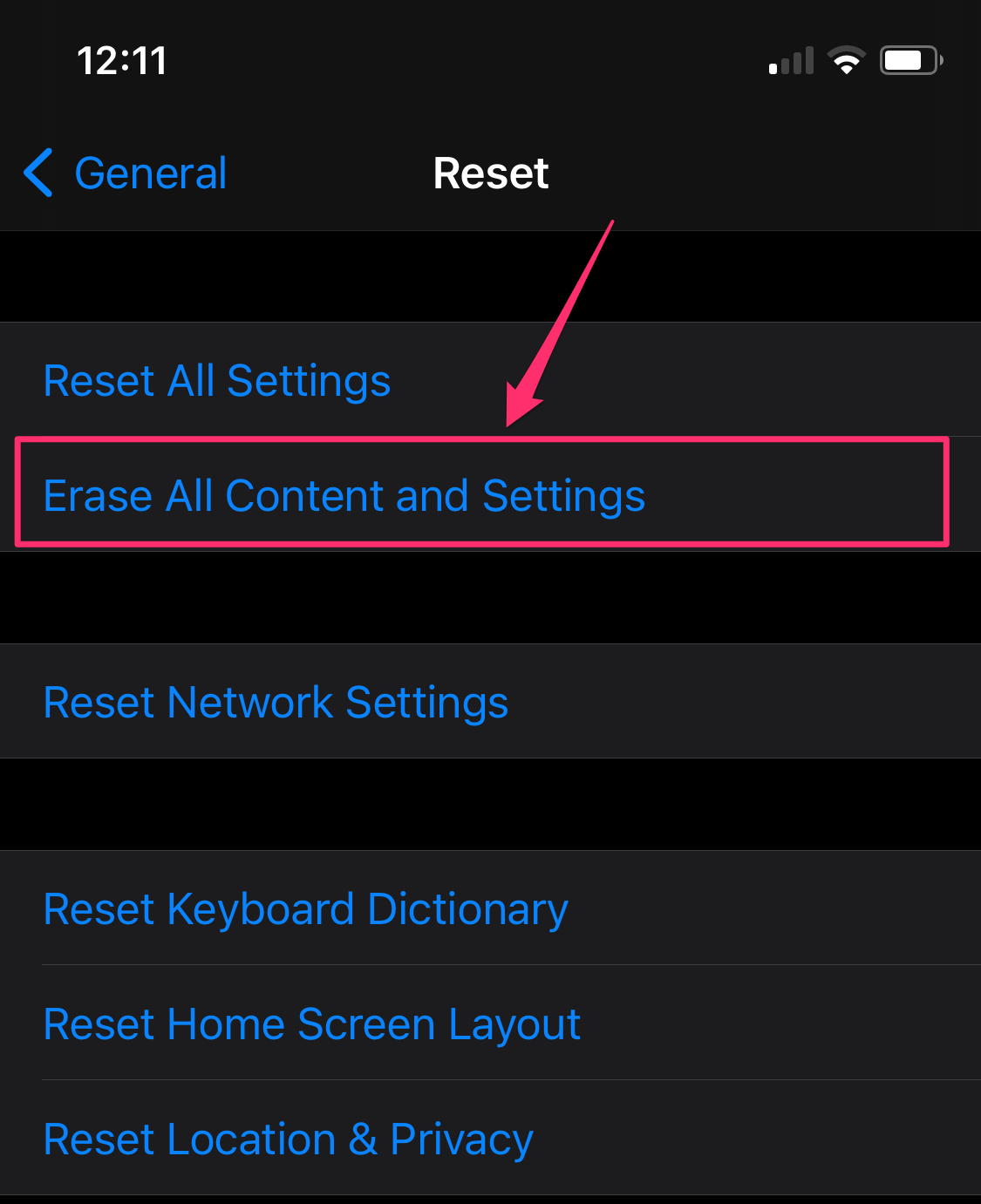 How to reset your iPhone to factory settings in 4 steps