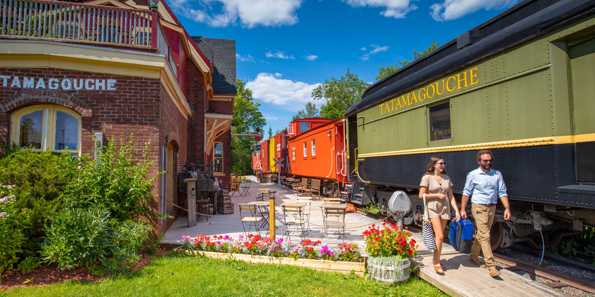 Stay at a Vintage Railroad That's a Hotel Surrounded by Nature