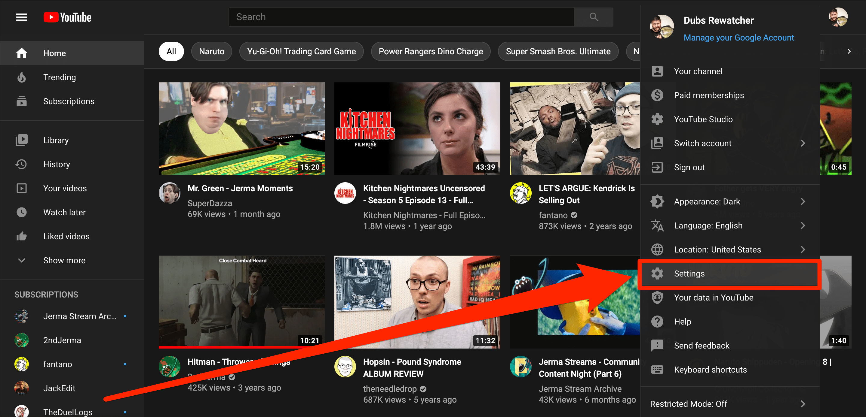 How to change your YouTube profile picture through the website or