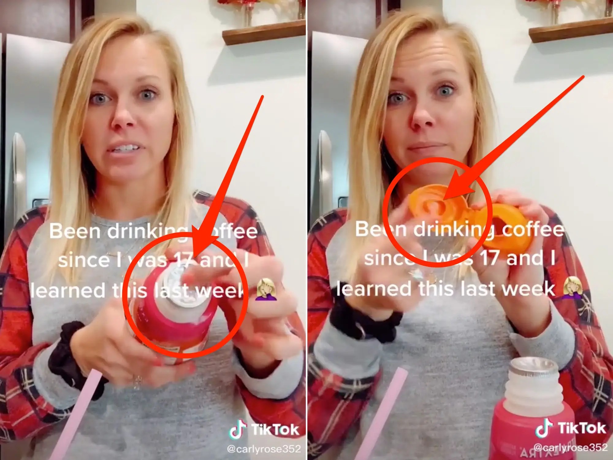 A TikToker shared her foolproof hack for opening coffee creamer in seconds