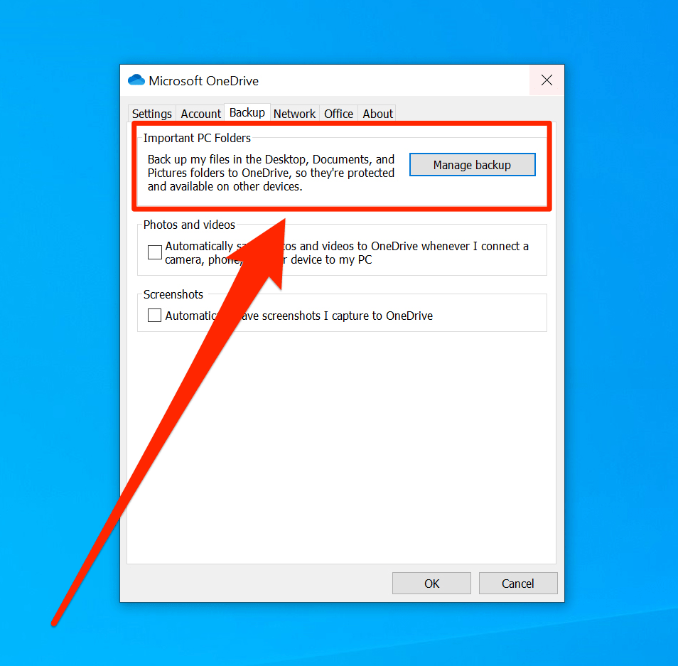 How to backup your PC using OneDrive and sync all of your