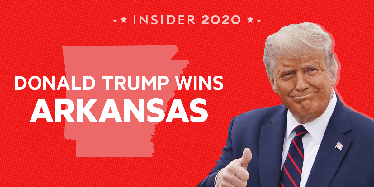 Arkansas Presidential Election 2020 Live Vote Counts, Results