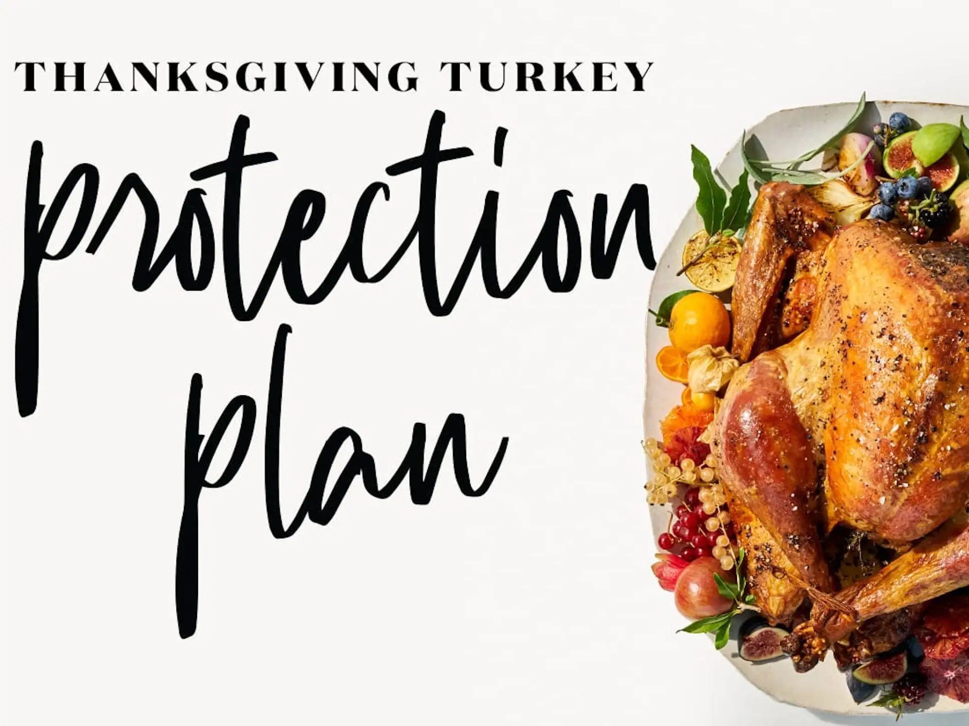 Whole Foods has unveiled a turkey 'insurance' ahead of
