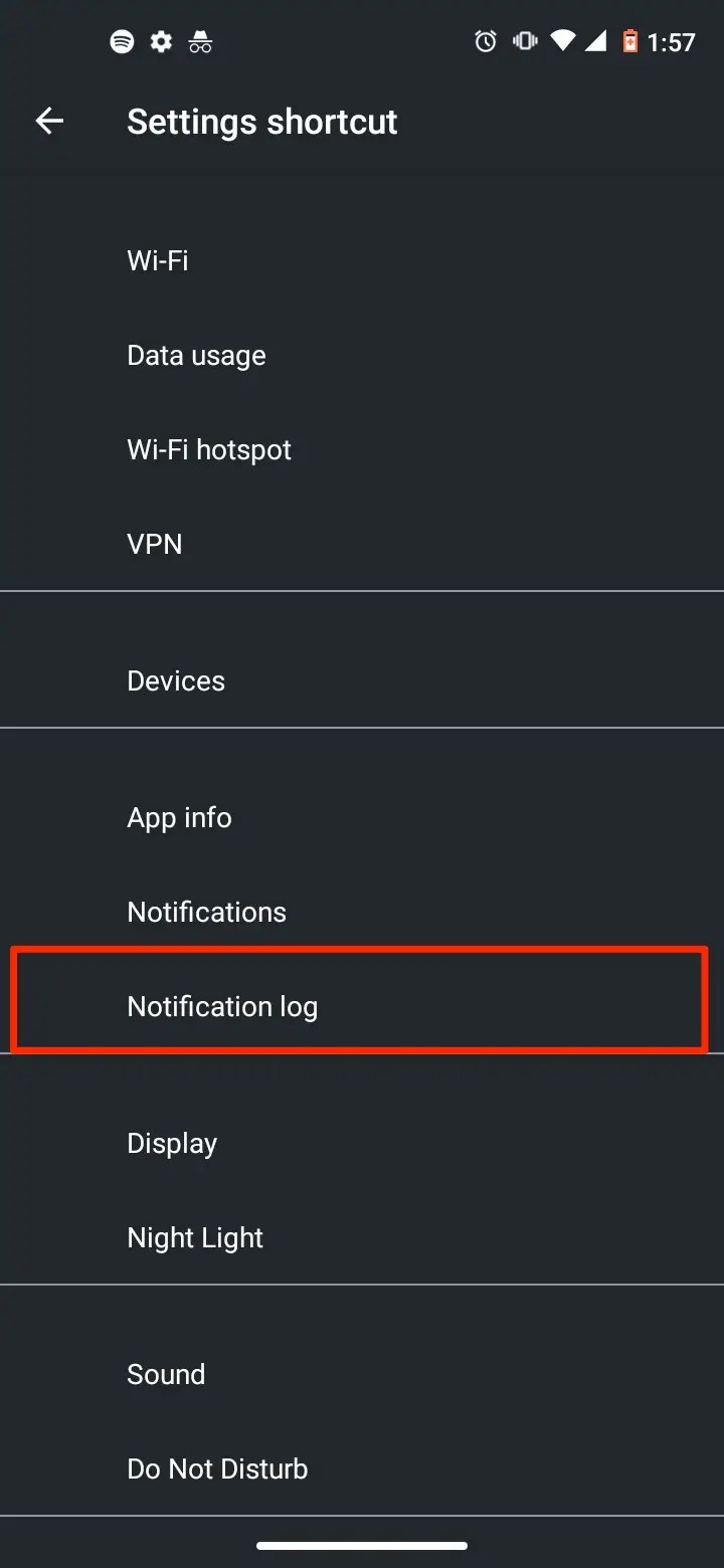 How to see old notifications on an Android device
