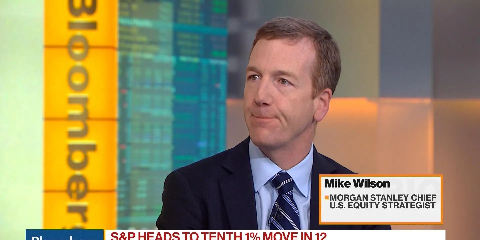 Stanley's Mike Wilson called the last 2 market selloffs. He