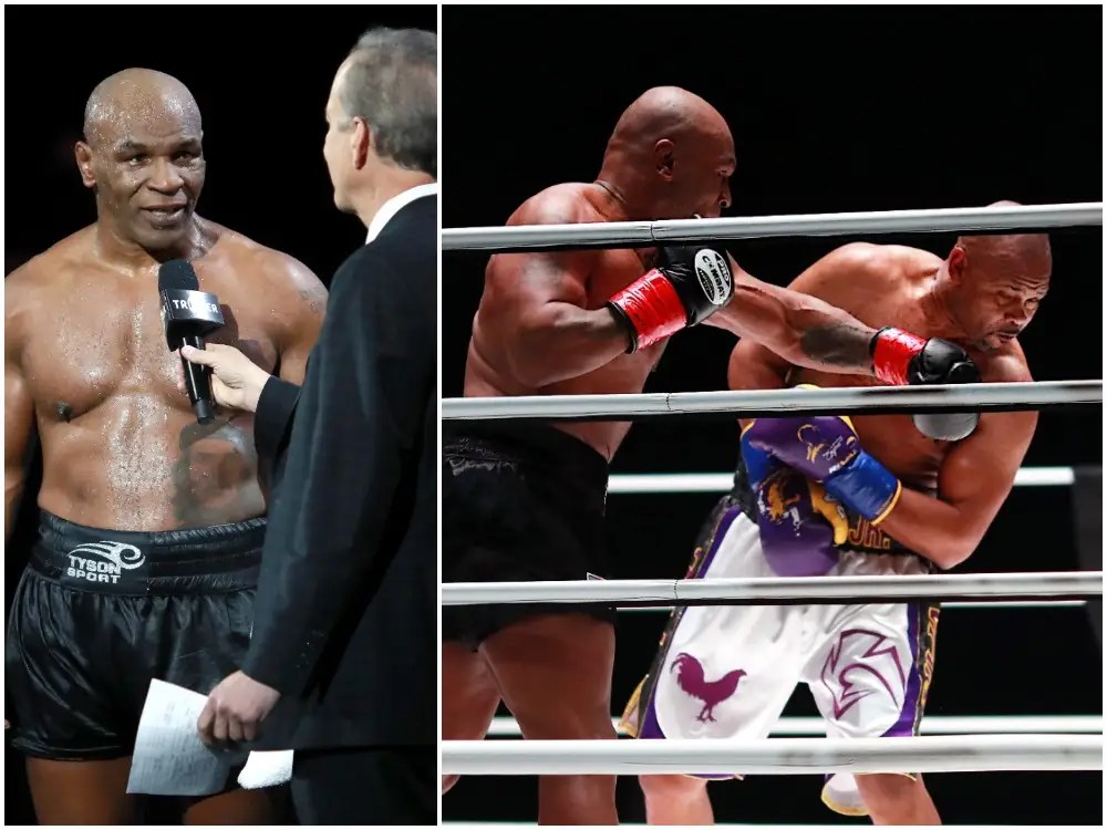 Mike Tyson Smoked a Joint Before the Roy Jones Jr. Exhibition