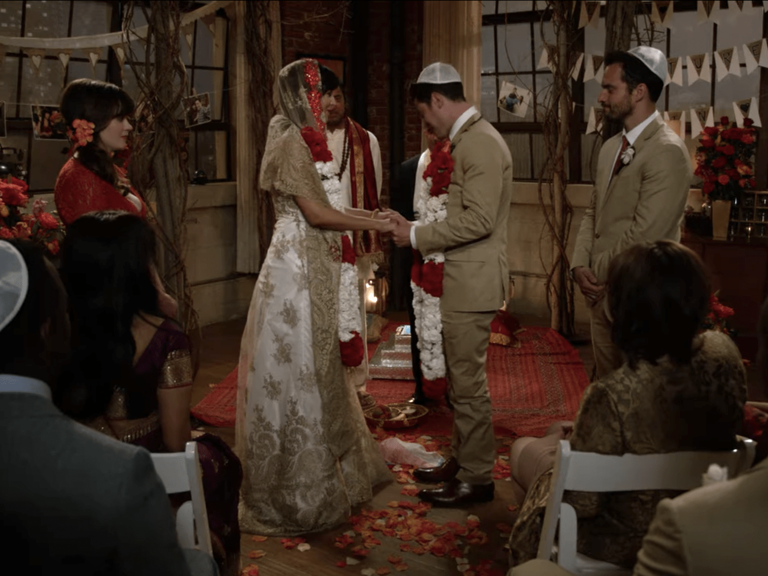 Schmidt and Cece had the ideal pandemic wedding on 'New Girl'