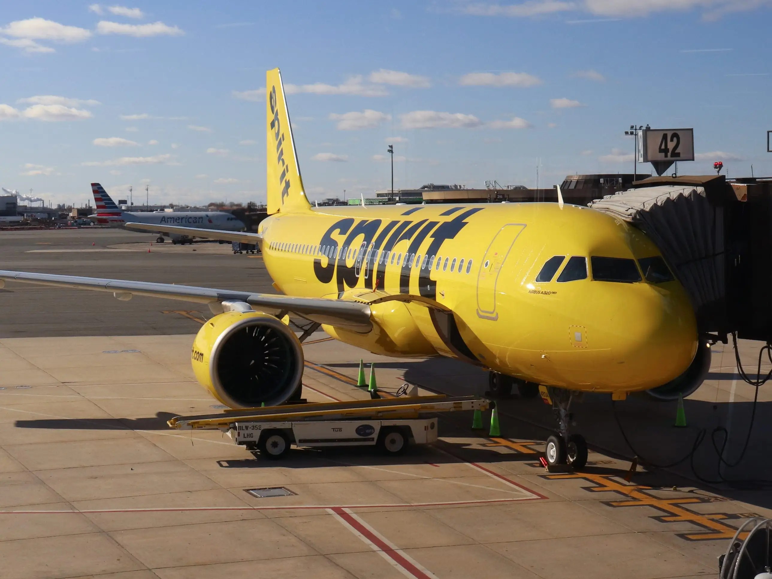 I flew on Spirit Airlines' newest jet and the quiet cabin and modern