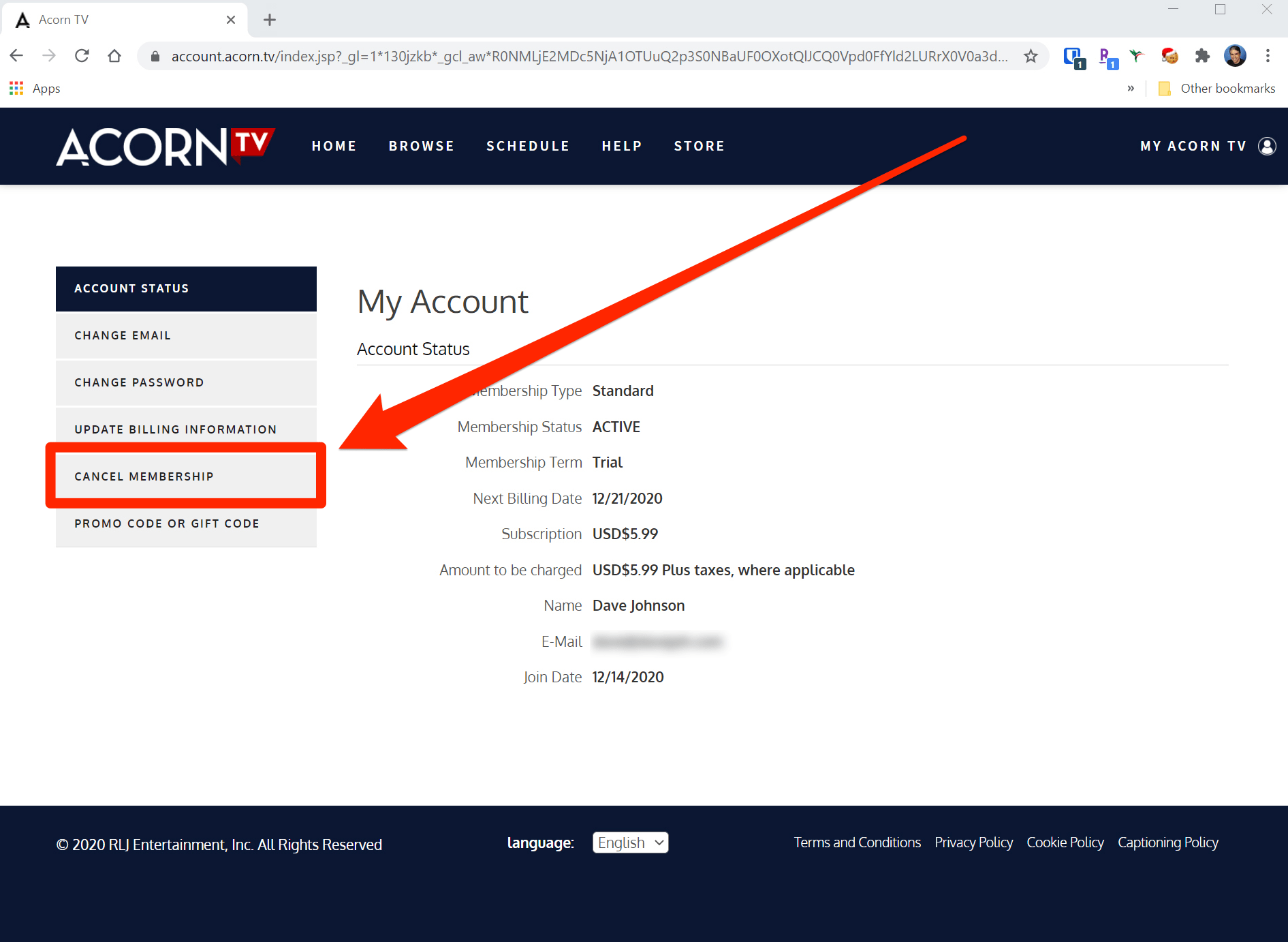 How to cancel your Acorn TV subscription no matter how you signed up