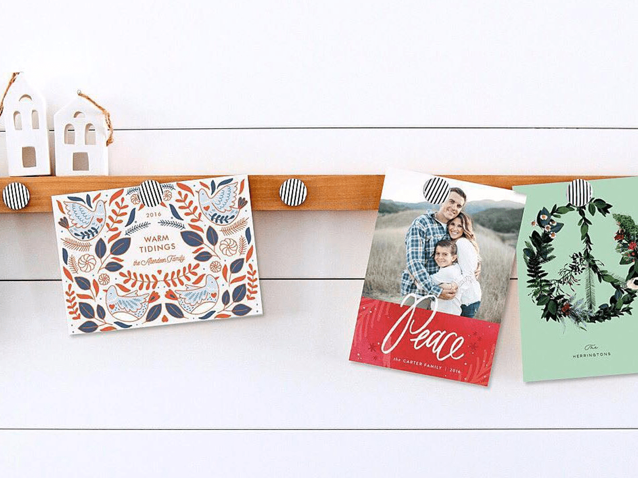 The best places to buy holiday cards online stips