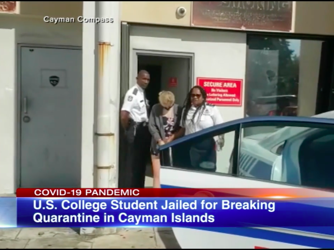 A US Teen Jailed in Cayman Islands Receives Reduced, 2Months Sentence