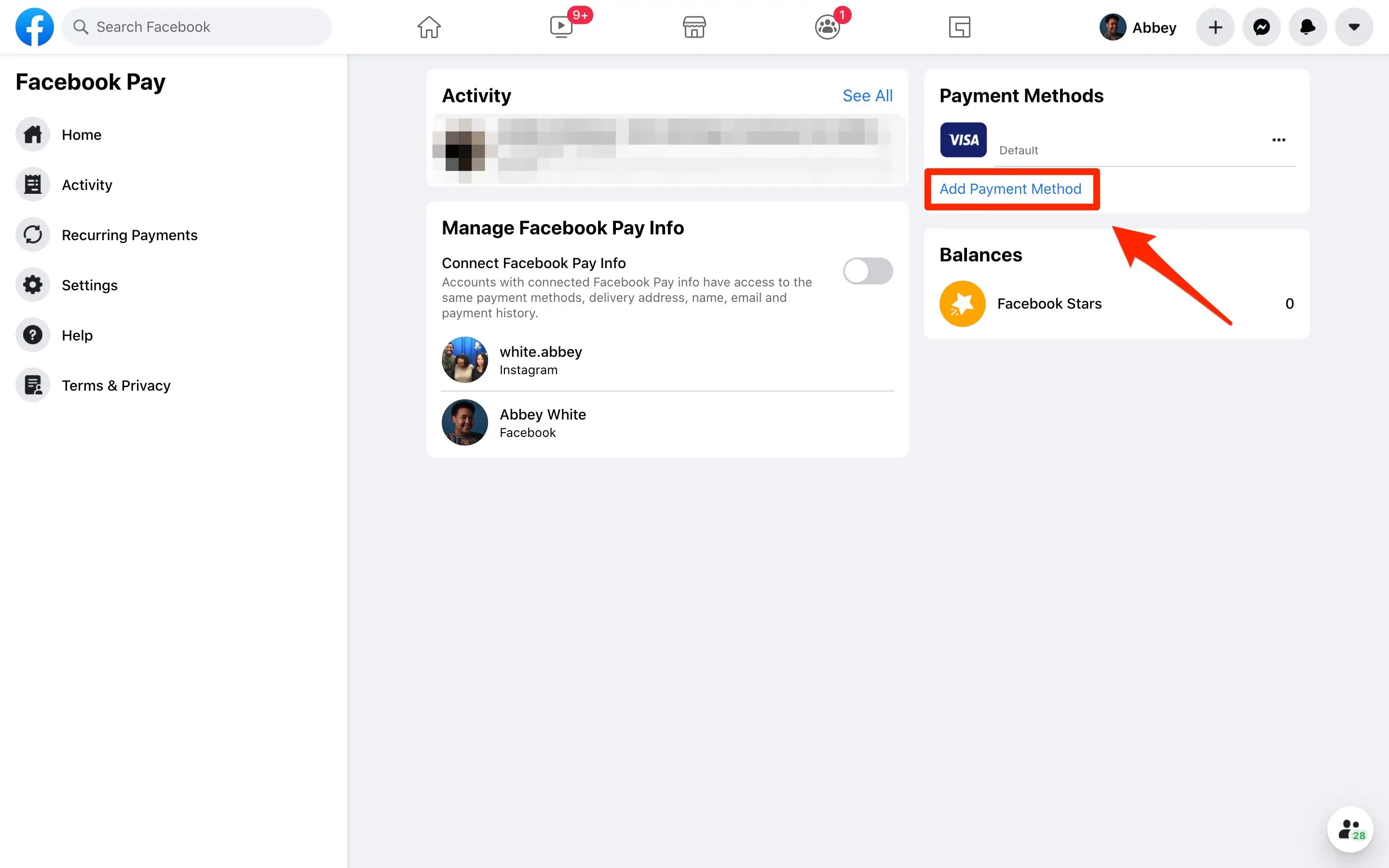 How to set up Facebook Pay to make payments on Facebook, Instagram
