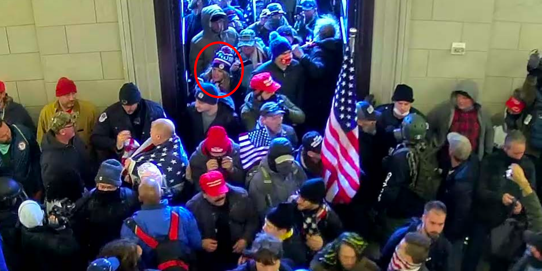 Jenna Ryan, a Texas real estate agent charged in the Capitol