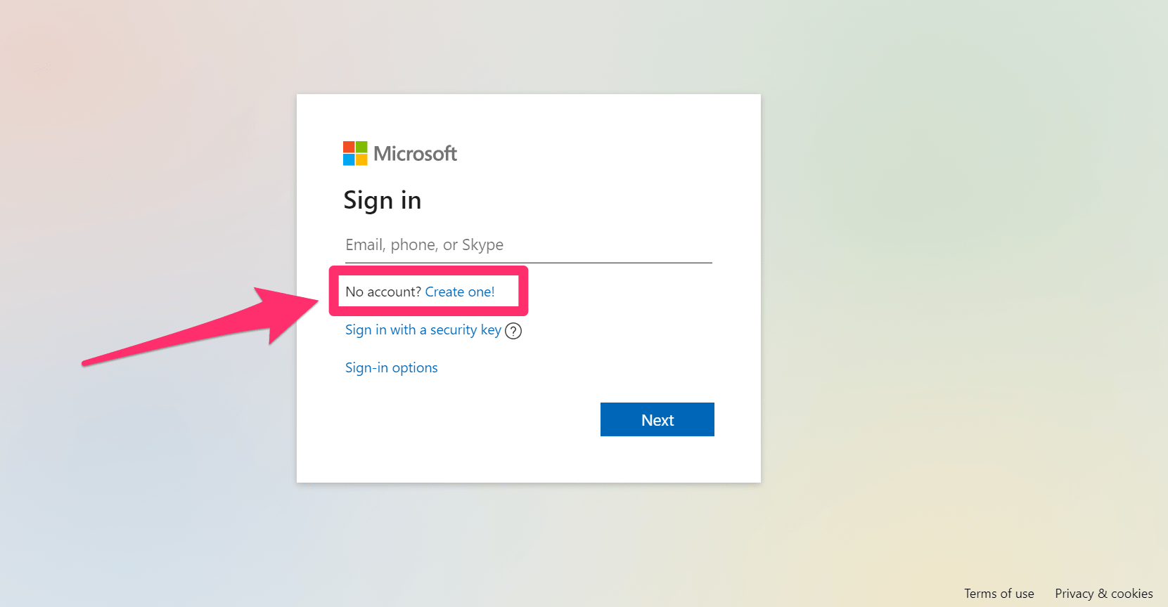 Sign up for Microsoft Store for Business or Microsoft Store.