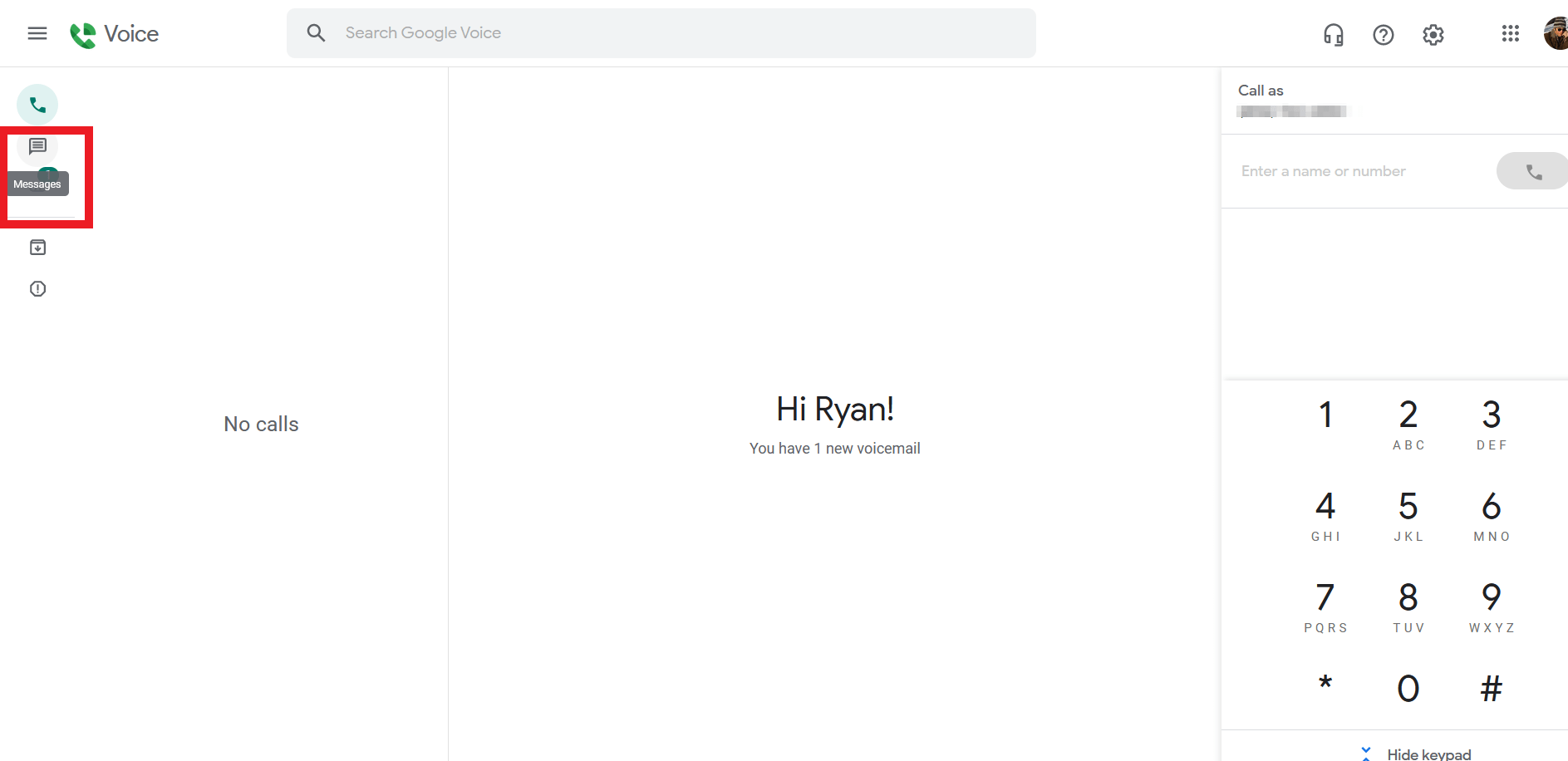 How to send texts from a web browser using Google Voice or an email