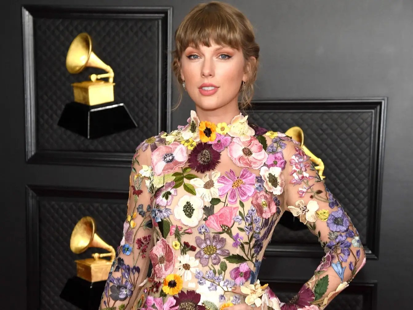 What Taylor Swift Wore for the 2021 Grammy Awards, Photos