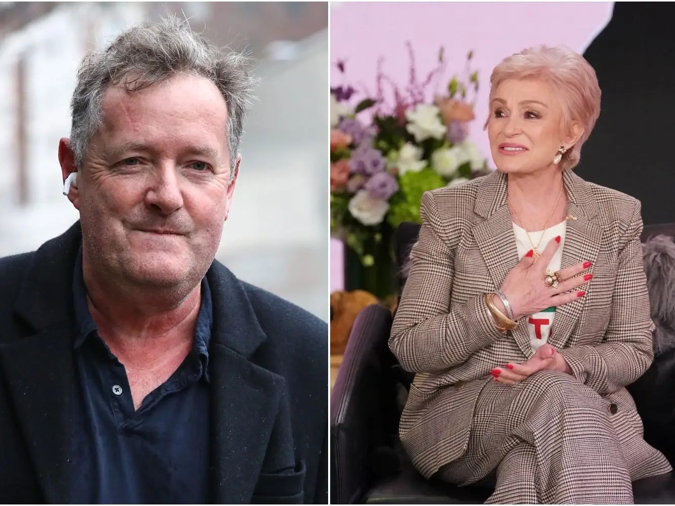 Piers Defends Sharon Osbourne After 'the Talk' Departure