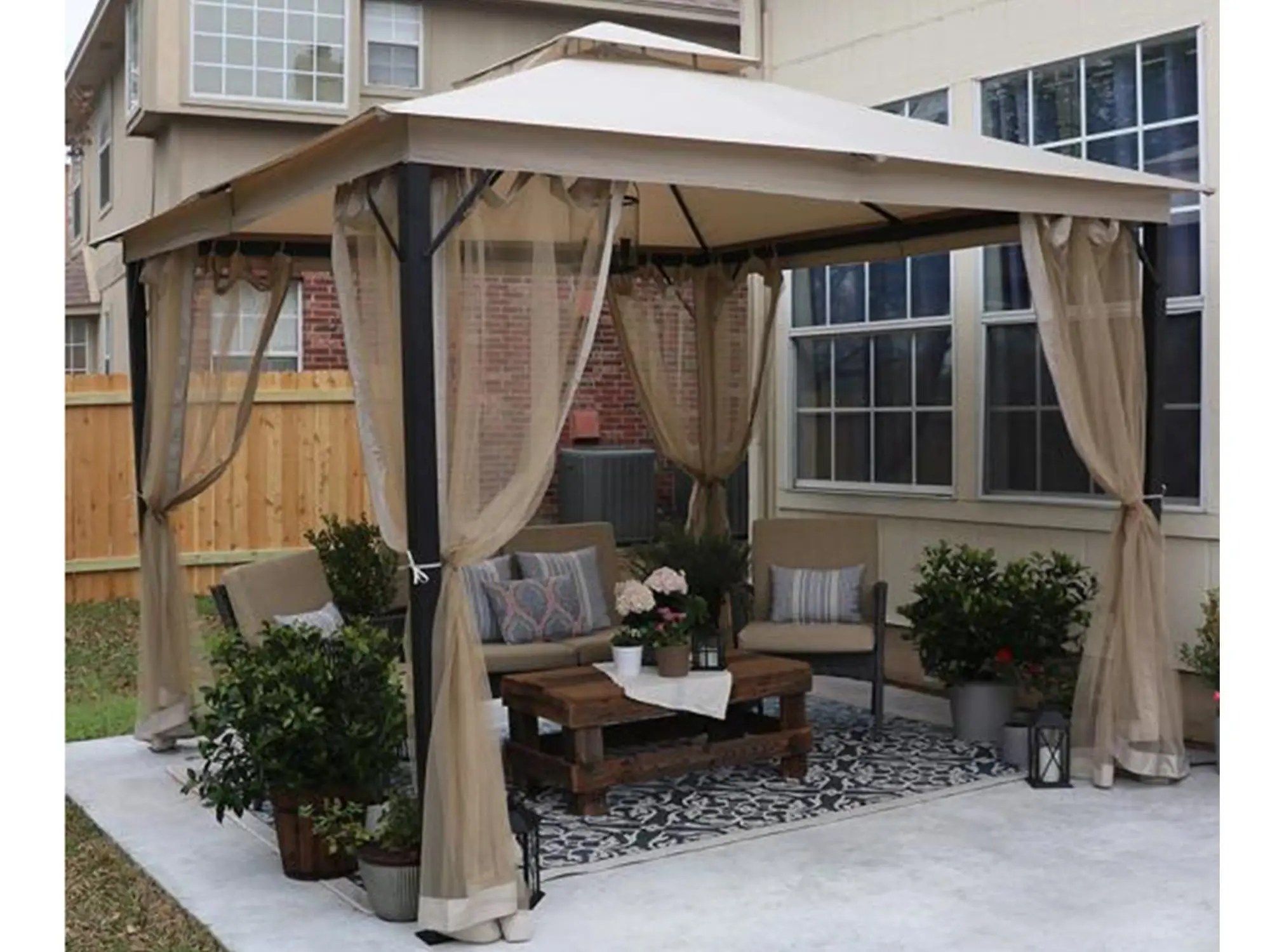 Best Patio Gazebo With Netting Patio Ideas