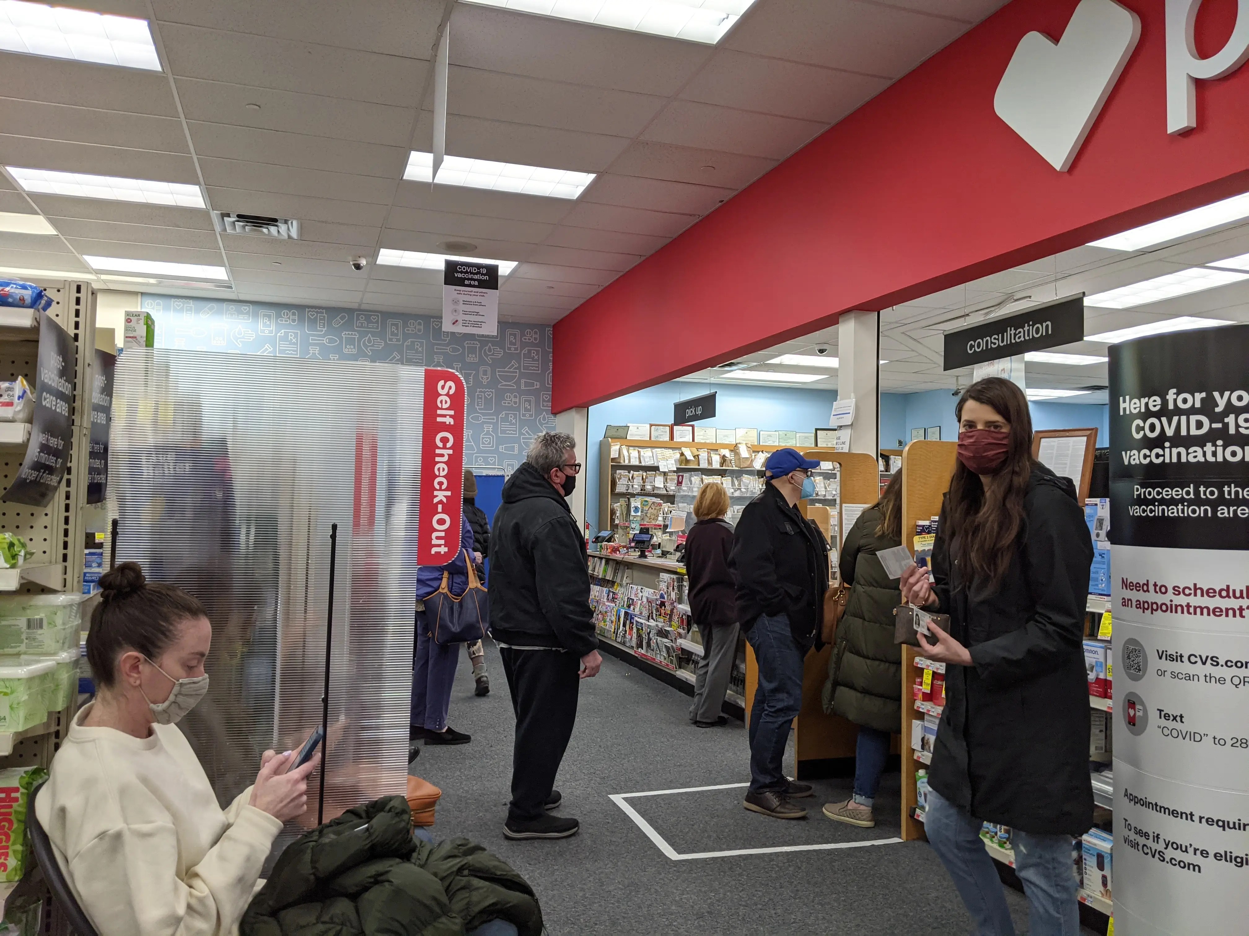 I got the COVID19 vaccine at a CVS, and it was so fast