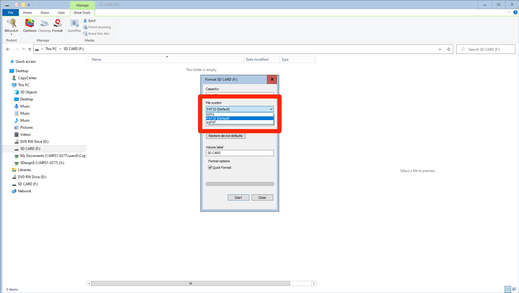 How to format an SD card and erase all of its data LaptrinhX