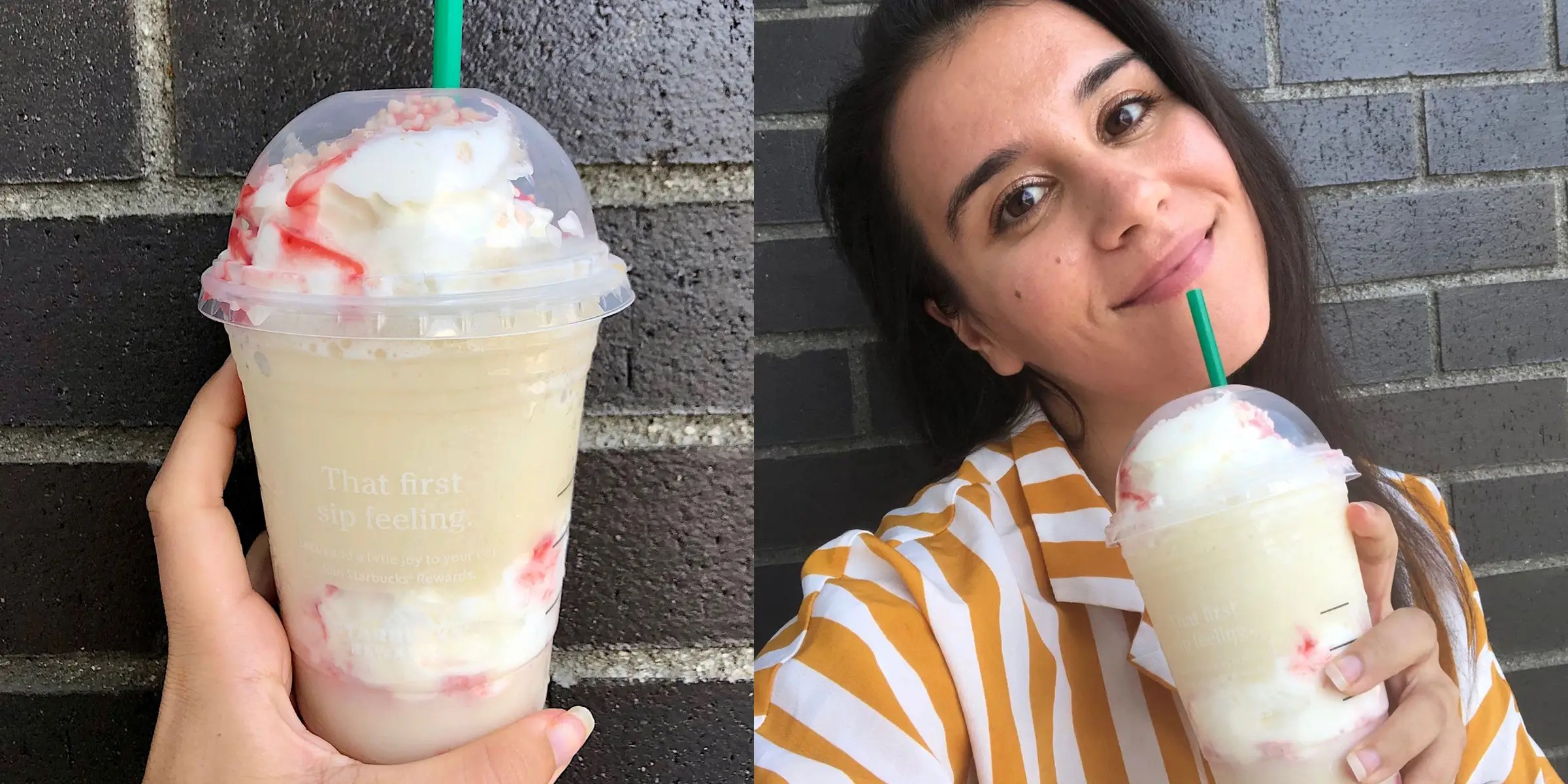 I Tried Starbucks' New Frappuccino And It Was Very Sweet