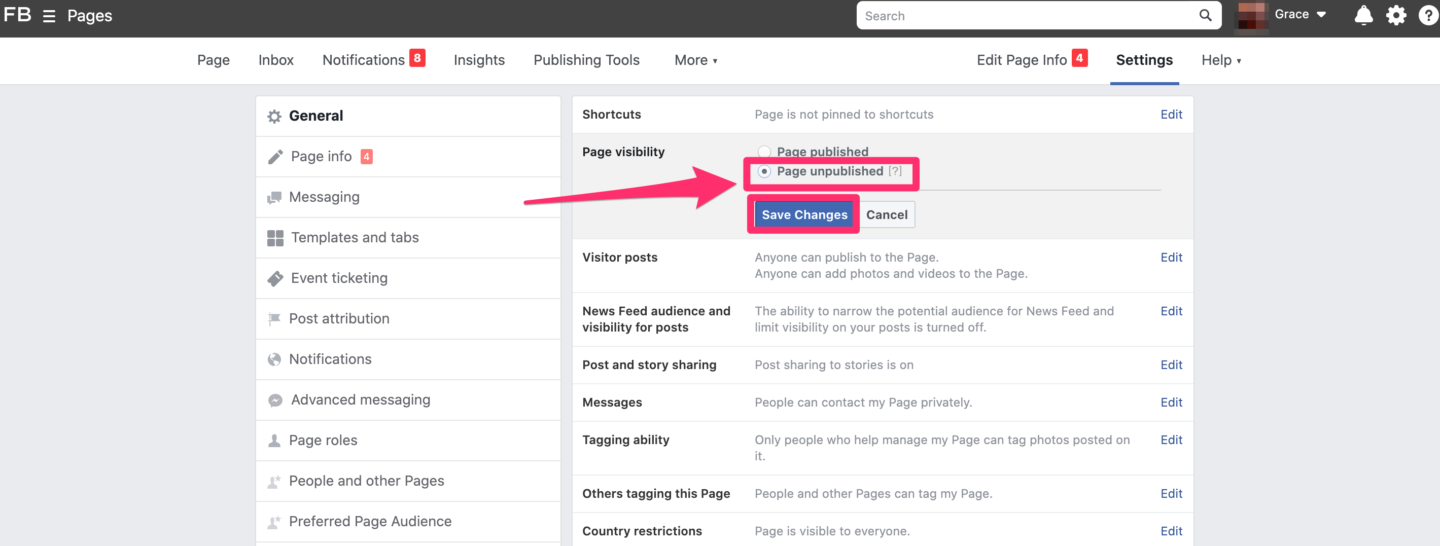 How to delete or unpublish a Facebook page Business Insider México