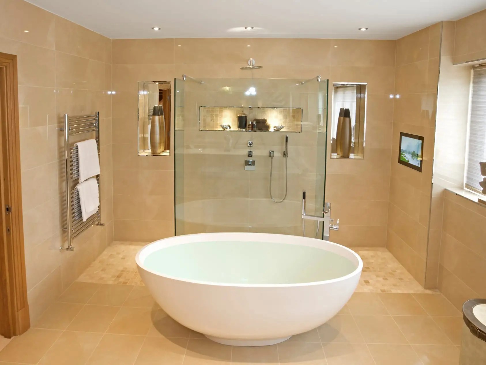 Earth Tone Bathroom Tile Ideas Rispa