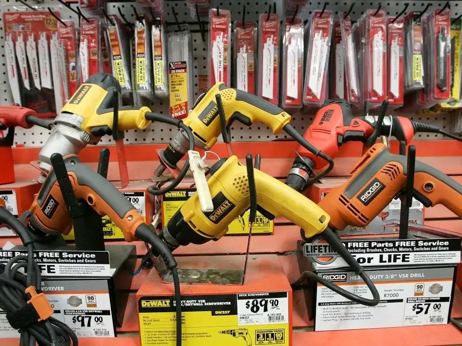 Home Depot Fights Shoplifting With Special Power Tools Business Insider