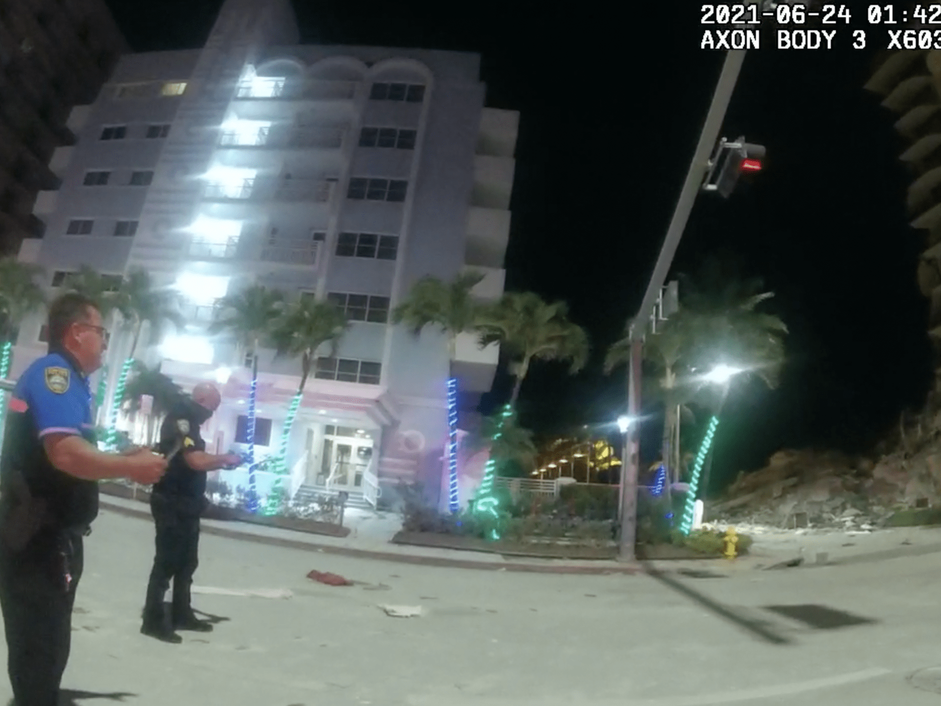 New police body cam footage shows scenes of horror and chaos in