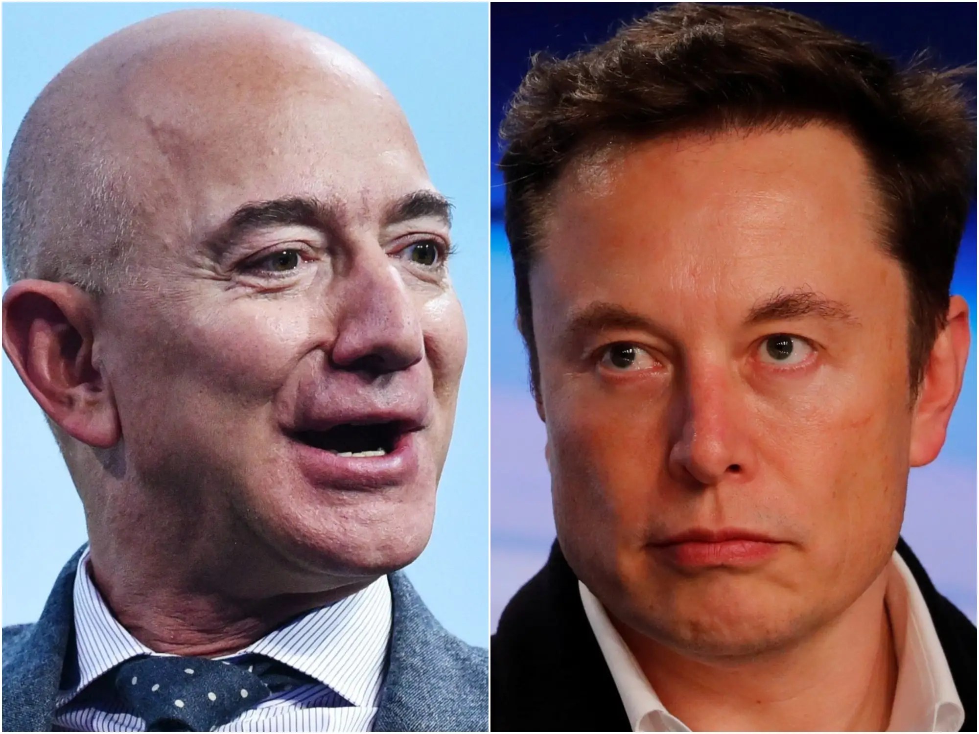 Elon Musk Says Jeff Bezos Takes Himself 'a Bit Too Seriously
