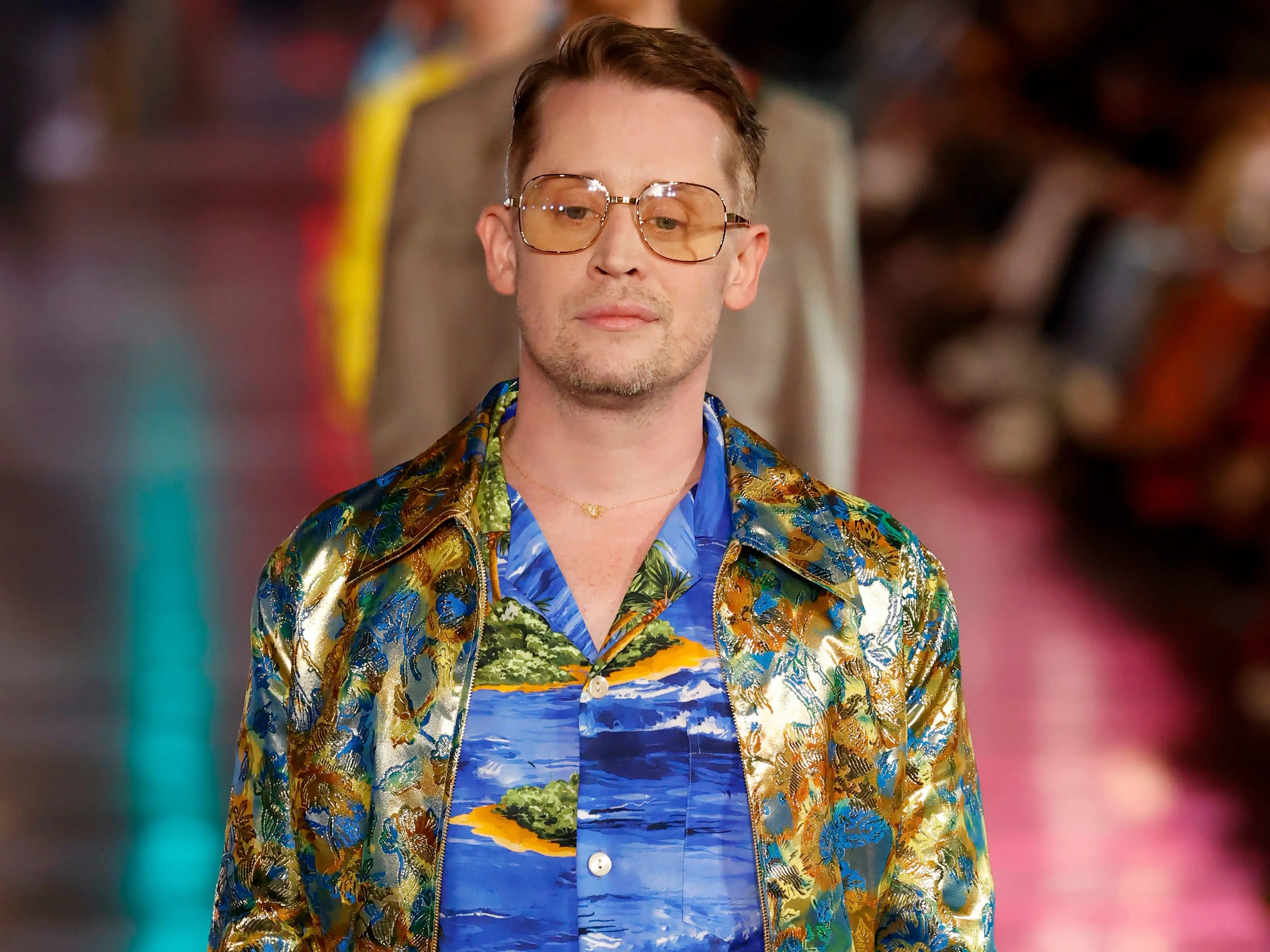Macaulay Culkin Made a Surprise Appearance on the Gucci Runway