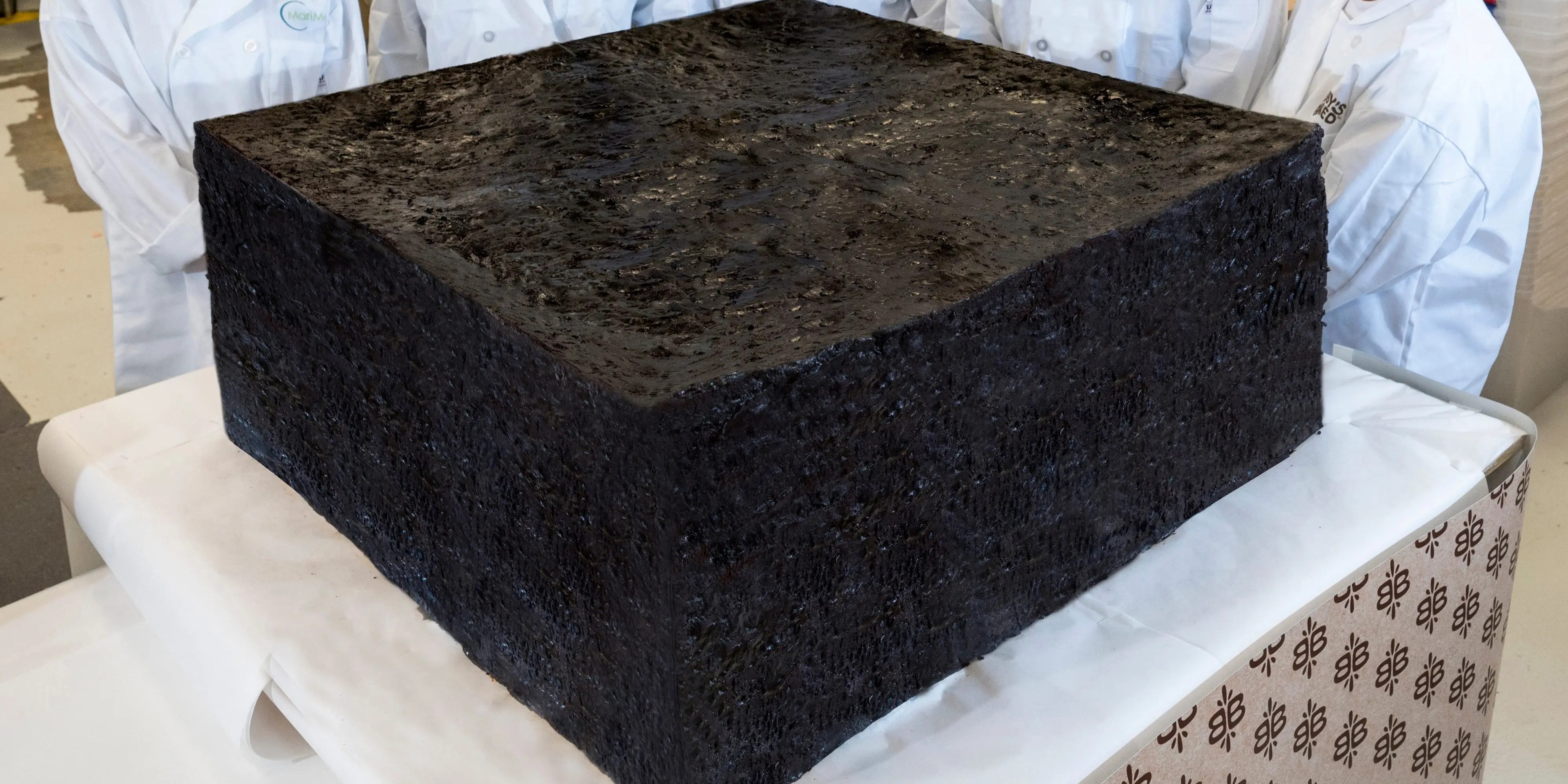 A cannabis company baked the world's largest pot brownie. It weighs 850