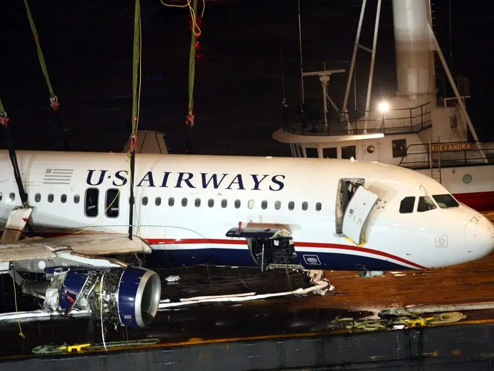 Photos Show the A320 Jet That CrashLanded on the Hudson River