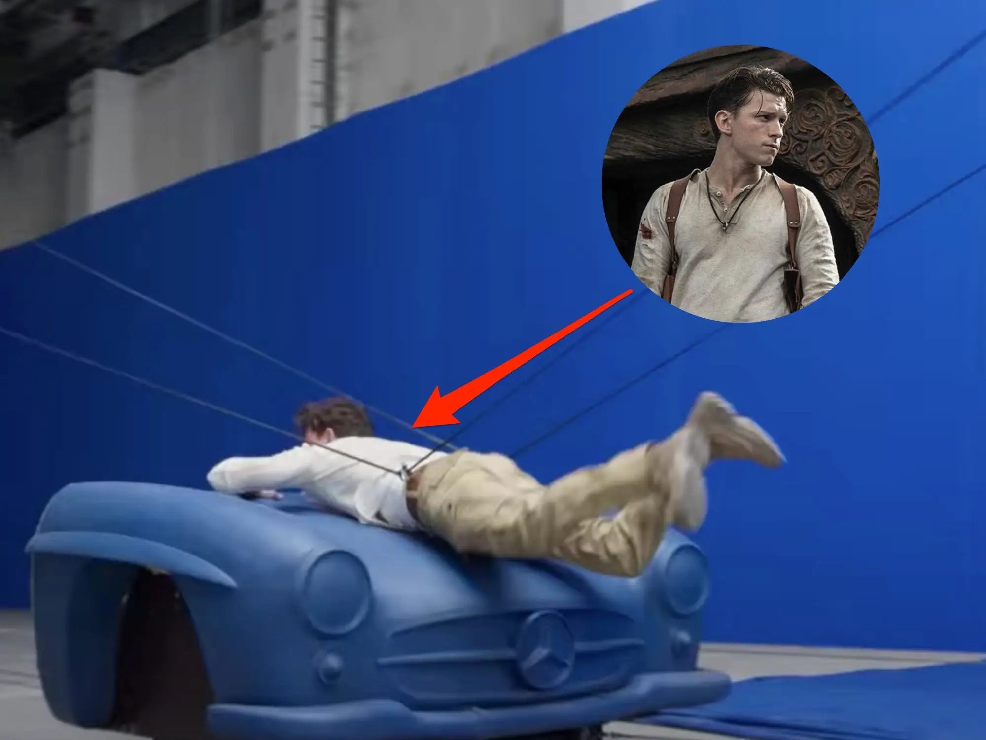 Tom Holland Had 'a Lot of Fun' Getting Hit by a Car for 'Uncharted