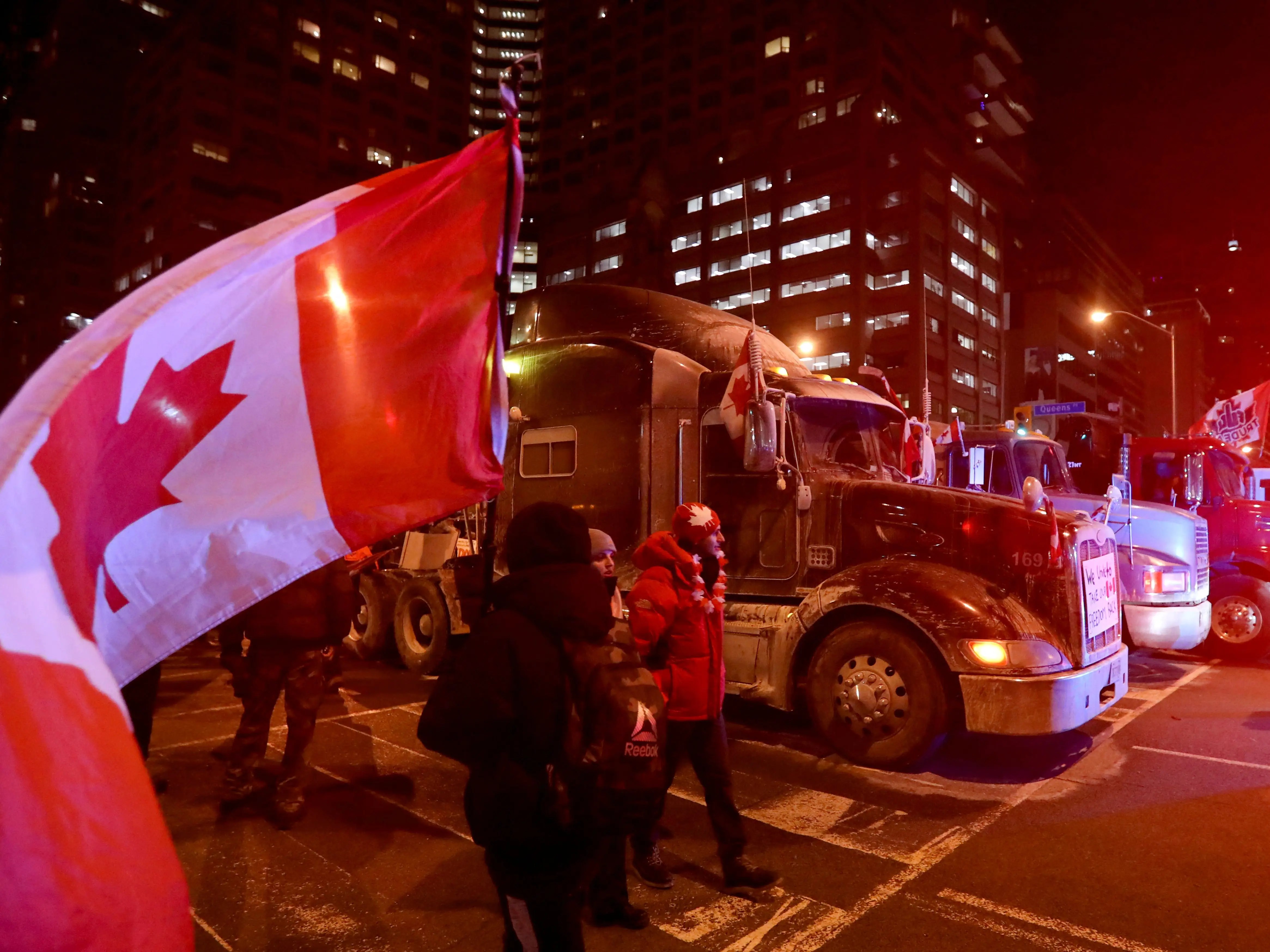 Ontario declares state of emergency over trucker protests, calling the demonstrations an