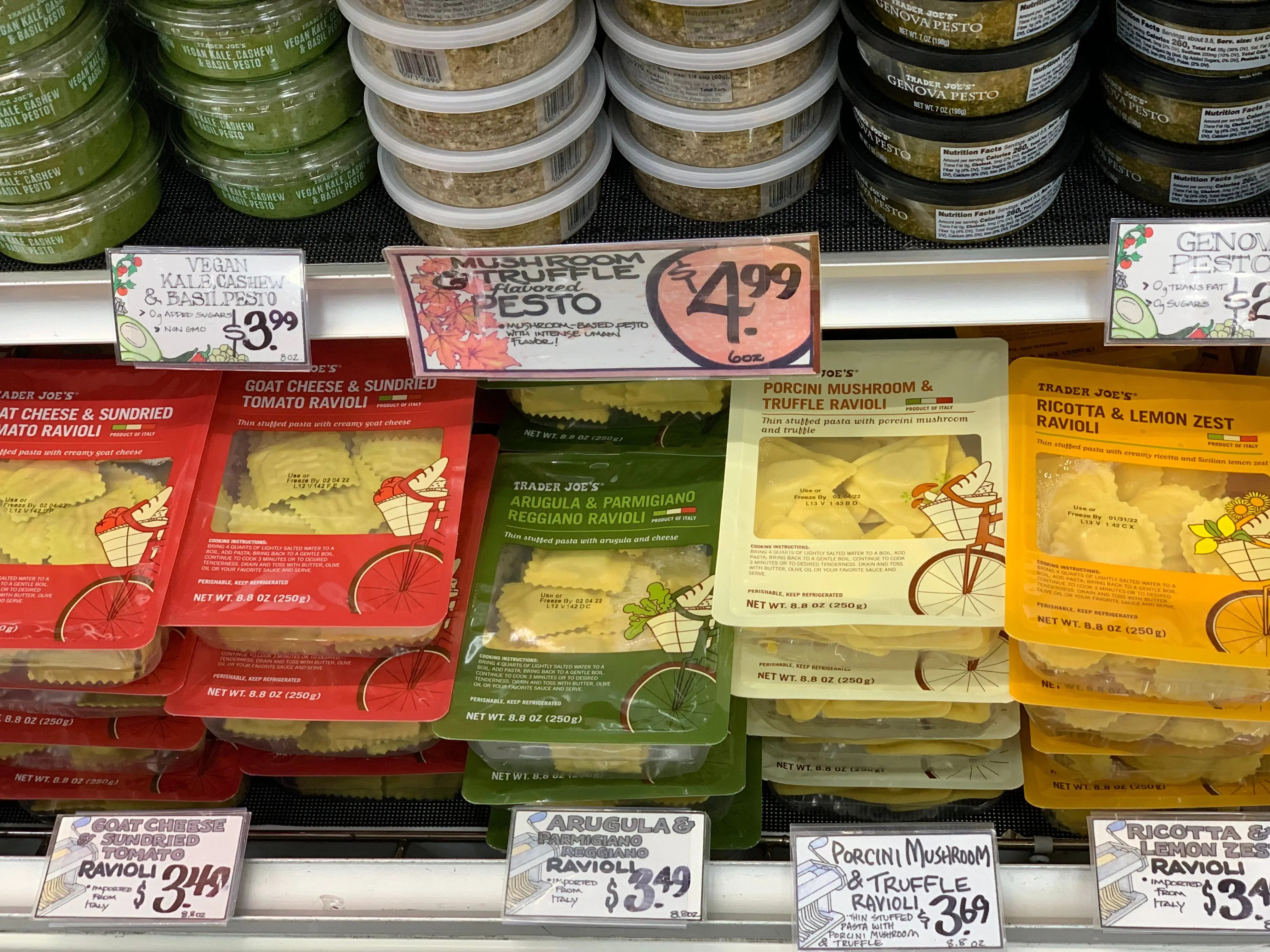 REVIEW Trying All of Trader Joe's Raviolis, Ranking + Photos
