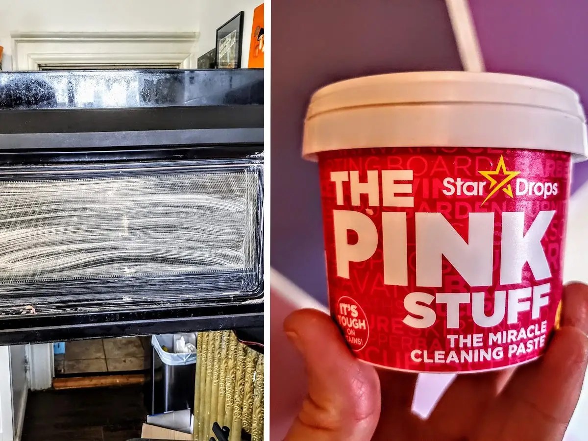 Does the Pink Stuff Work on Oven and Microwave Doors?