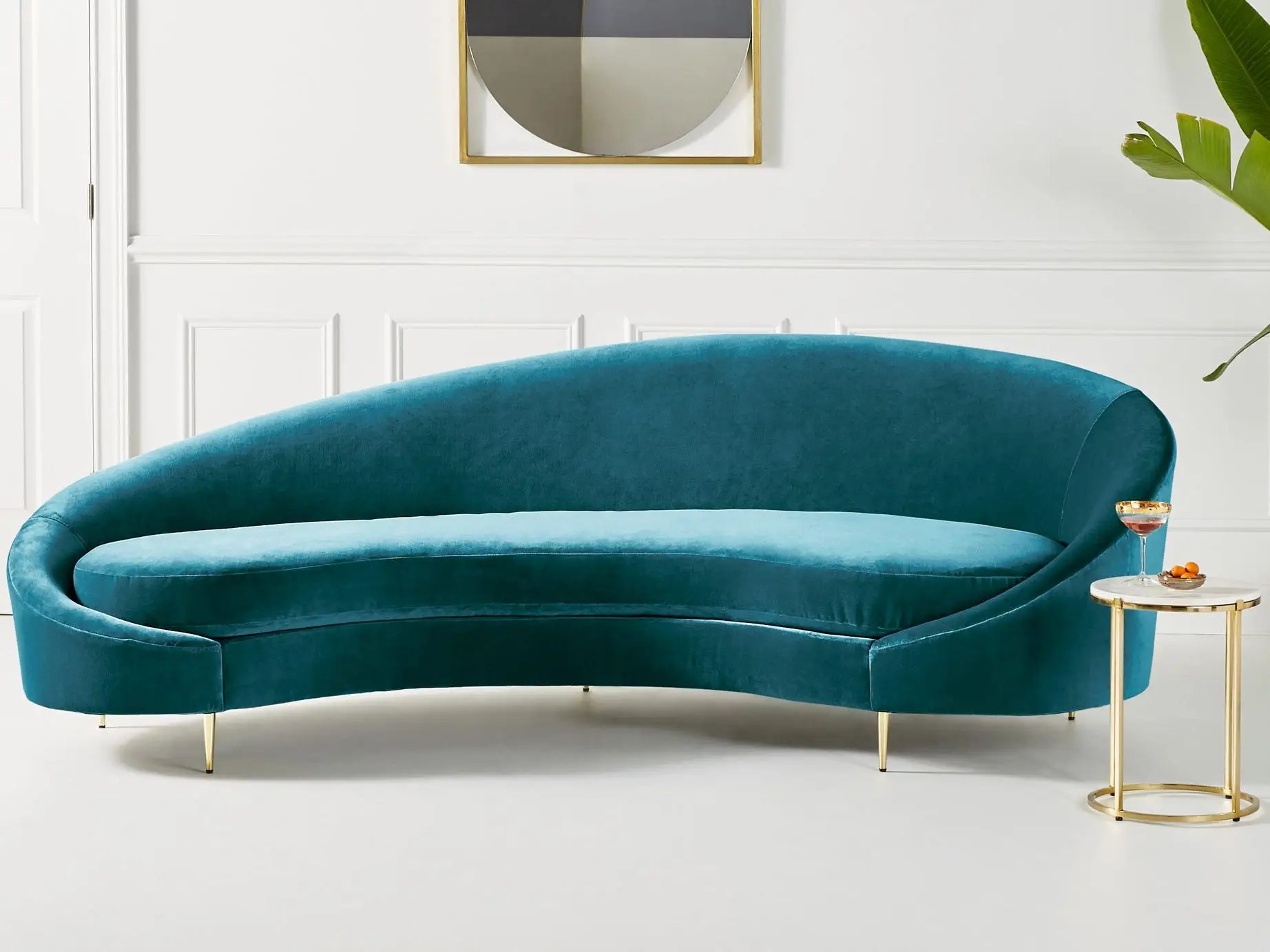 Small Curved Loveseat vlr.eng.br
