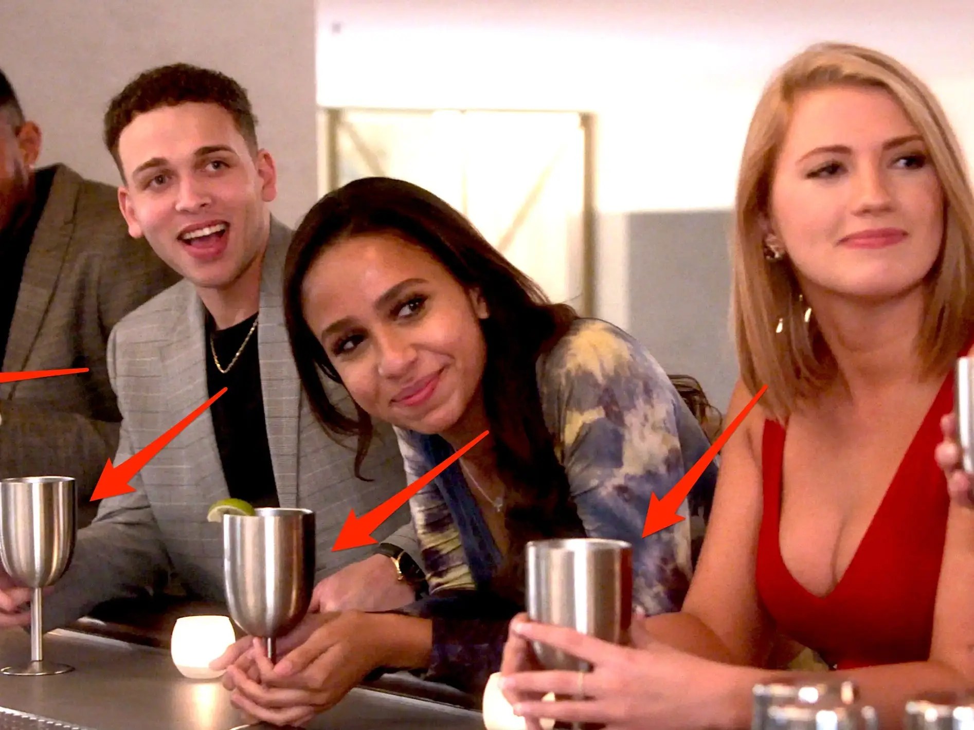 Love Is Blind Silver Cups