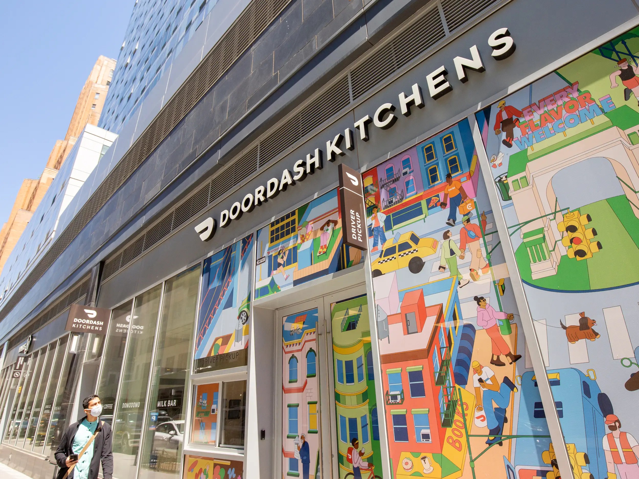 DoorDash has opened its first virtual food hall and ghost kitchen in