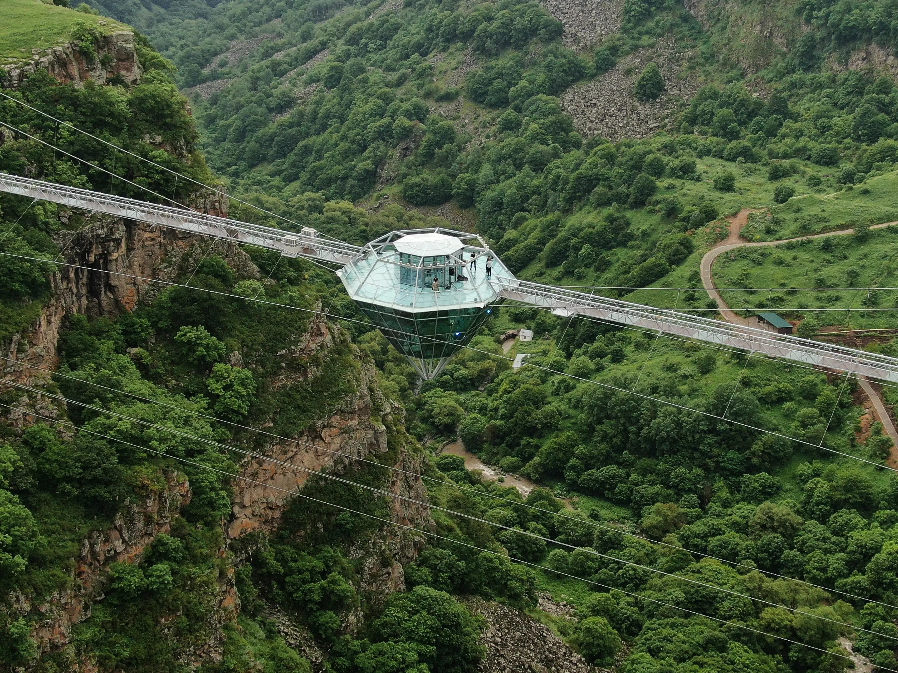 PHOTOS Bar Made of Glass Just Opened on a Glass Bridge in