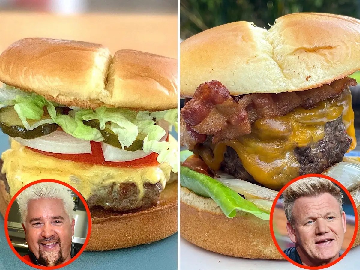 How to Make Quick Burgers by Gordon Ramsay, Guy Fieri