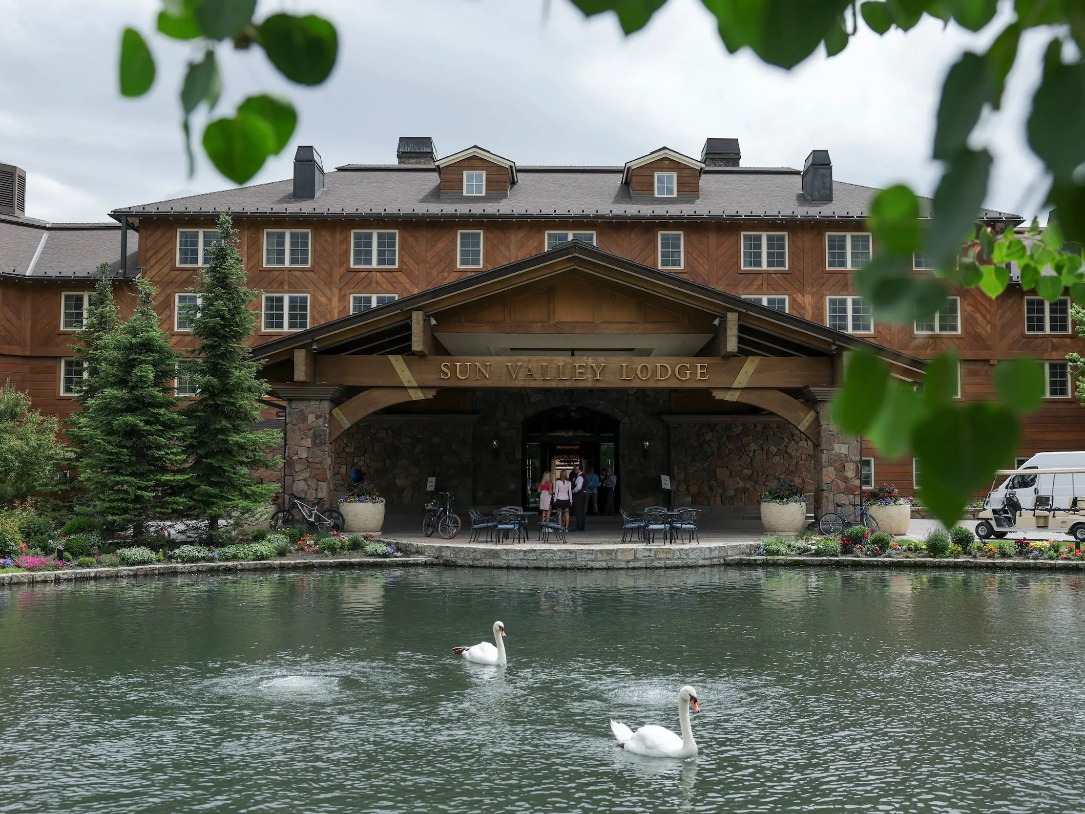 Summer Camp for Billionaires Photos of Sun Valley Lodge in Idaho