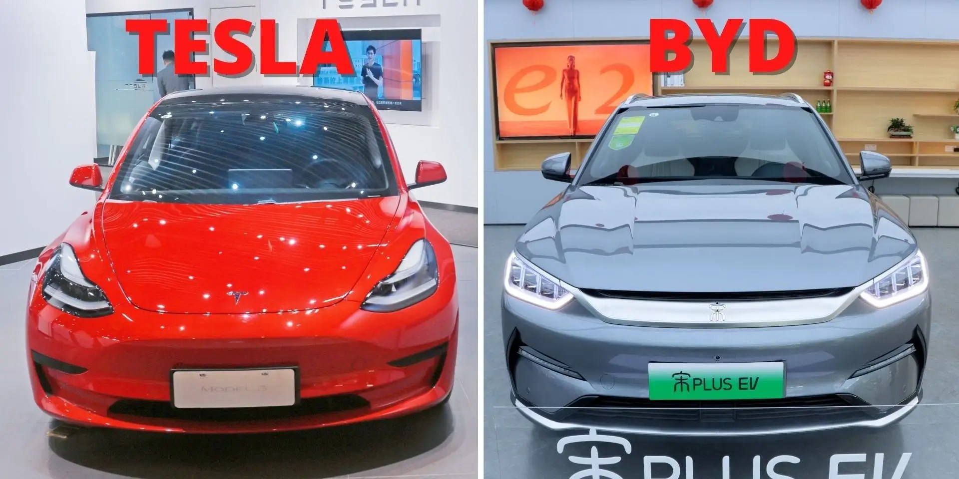 Take a look at Tesla's 4 biggest rivals in China's booming, 124